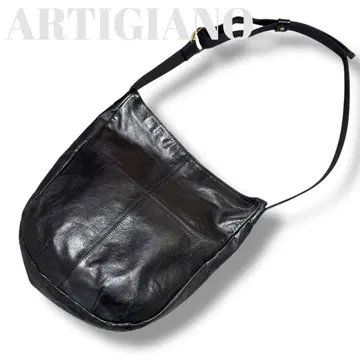 레어 ARTIGIANO 알티자노 소가죽 토트백 블랙