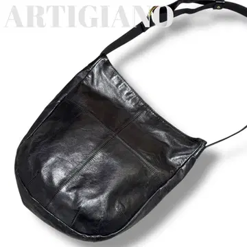 레어 ARTIGIANO 알티자노 소가죽 토트백 블랙