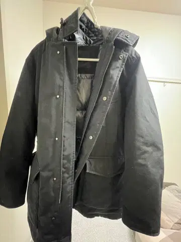 UNITED ARROWS 블랙 다운 자켓