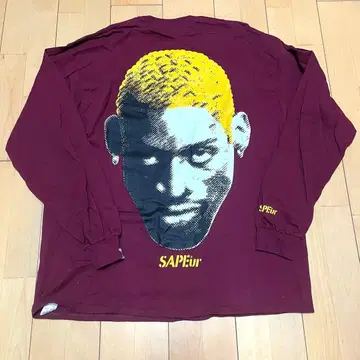 SAPEur SCB 로드맨 끈 당김 L/S 와인 레드 롱티 티셔츠