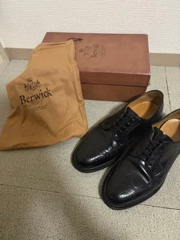 Berwick 블랙 4550 가죽 신발