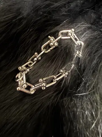 실버 체인 링크 팔찌