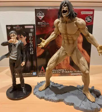 제일복권 진격의 거인 A상 B상 엘렌 피규어