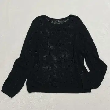 [ 빅 사이즈 3XL ] 유니클로 메쉬 니트탑 시어 모드 한국