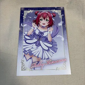 러브 라이브 선샤인 주방 카 엽서 루비