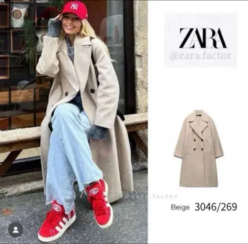 ZARA 오버 사이즈 소프트 코트 US XS