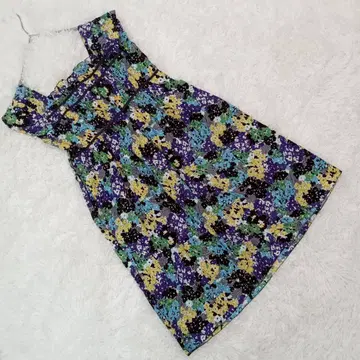 새상품급 매킨토시 철학 (36) 꽃무늬 원피스 스퀘어넥