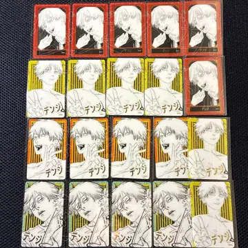 체인소 맨 덴지 점프샵 금박 클리어 카드 컬렉션