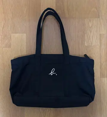 아네스베 블랙 토트백 b. 로고