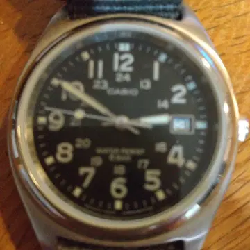 CASIO 아날로그 손목시계 블랙