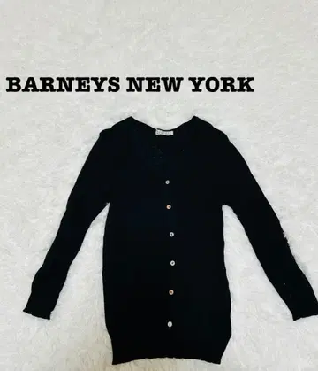 [ 고급 ] 바니스뉴욕 리브 가디건 블랙 [370]