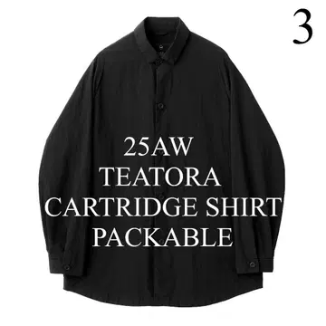 TEATORA 25AW 카트리지 셔츠 CARTRIDGE SHIRT P