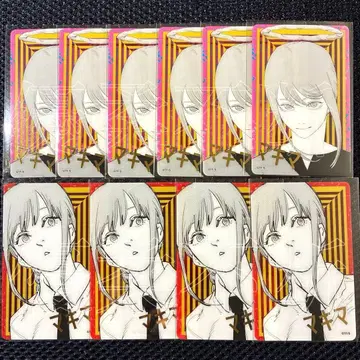 체인소 맨 마키마 점프샵 금박 클리어 카드 컬렉션