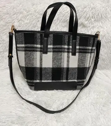 green label relaxing 체크 토트백 2WAY