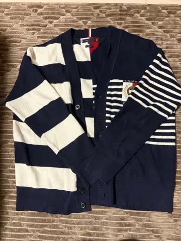TOMMY HILFIGER 스트라이프 가디건