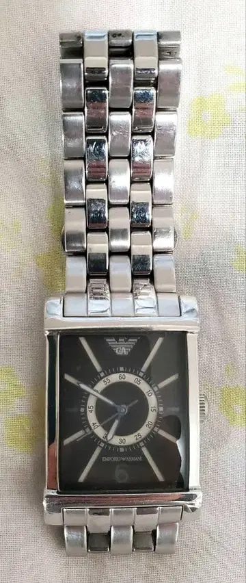 엠포리오 아르마니 손목시계 실버