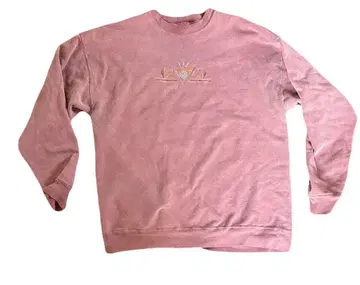 후염 맨투맨 트레이닝복 버건디 미국제 100% 코튼 기업