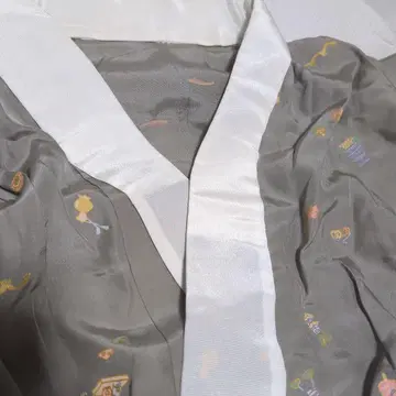 주반 귀여운 패턴 그레이