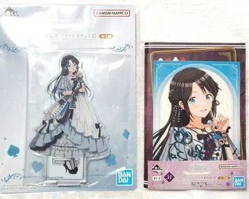 샤니마스 제일복권 미츠미네 유이카 아크릴 스탠드 ,안내장 2개 세트