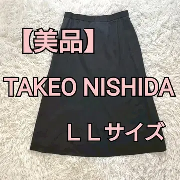 [새상품급] TAKEO NISHIDA 플레어 스커트 LL 사이즈 상당