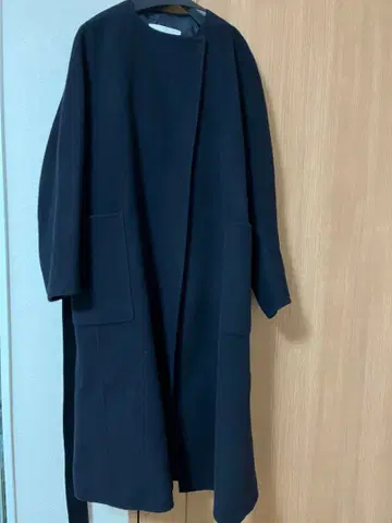 투모로우랜드 Ballsey 네이비 울 코트 보르지