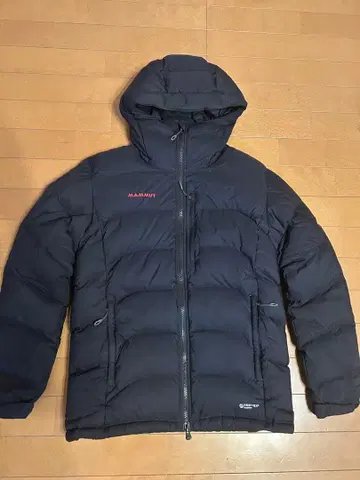 [ 레어, 구 로고 ] 마무트 엑세론 다운 후디 블랙 아웃도어 등산 S