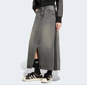 adidas 데님 롱 스커트 M