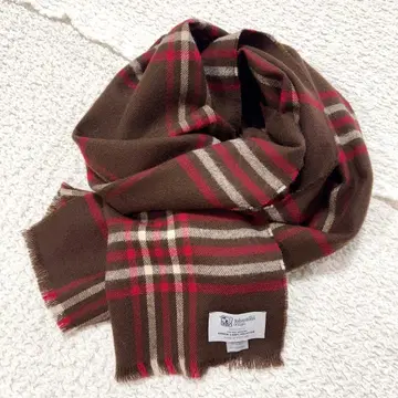 존스톤스 그린 라벨 릴랙싱 별주 머플러 울 체크