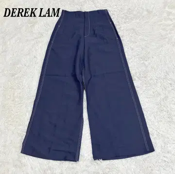 [ 택 포함 미사용품 ] DEREK LAM 와이드 팬츠 S 네이비