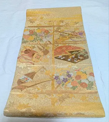 후쿠로 오비 일본 전통 악기 국화