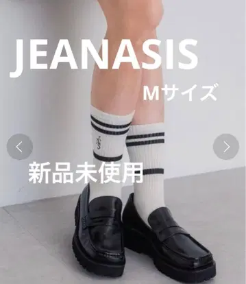 JEANASIS 스퀘어 로퍼 M 사이즈