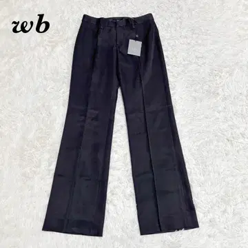 [택 포함 미사용품] wb 센터 프레스 팬츠 슬랙스 1 S 블랙