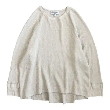 아메리카나 와플 써멀 긴팔 티셔츠 롱T