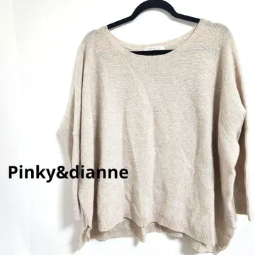 Pinky&dianne 캐시미어 스웨터 긴팔 니트 돌먼