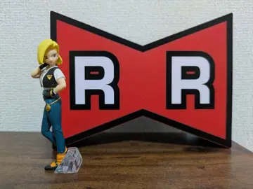 레드 리본군 로고 룸 라이트 18호 미니 피규어 포함