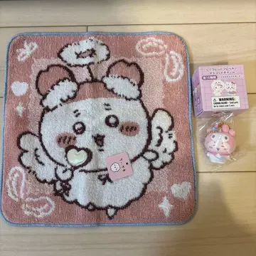 새상품 치이카와 (먼작귀) 엔젤 헌책방 카니짱 손수건 시크릿 마스코트
