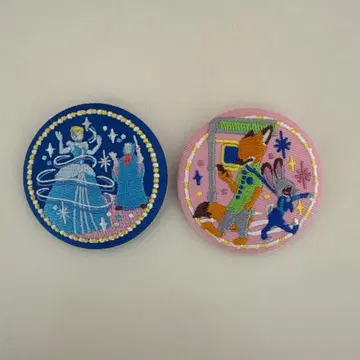 Disney 핀 배지 신데렐라와 주토피아 2개 세트