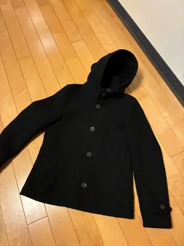 새상품급 HARE 울 코트 블랙 M 사이즈