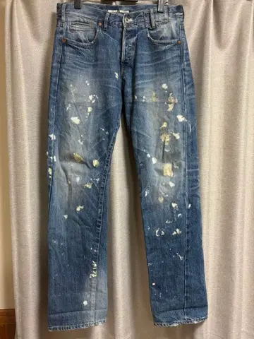 PAUL SMITH 폴스미스 CATBIRD 페인트 데님 팬츠