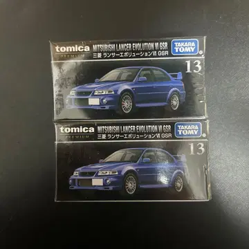 미쓰비시 랜서 에볼루션 VI GSR 13 토미카 프리미엄 2대
