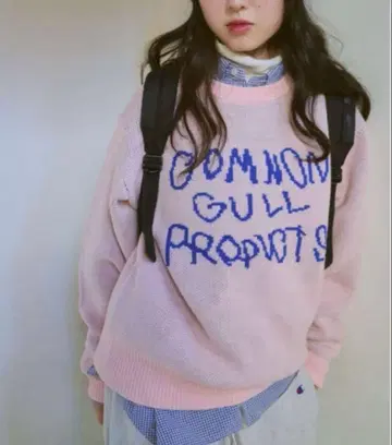 common gull products. 로고 니트 스웨터