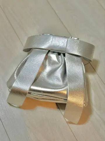 Ray BEAMS 리본 체인 백 실버