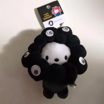 산리오 미야쿠미야쿠 카라비너 코스튬 봉제 인형 포차코 블랙