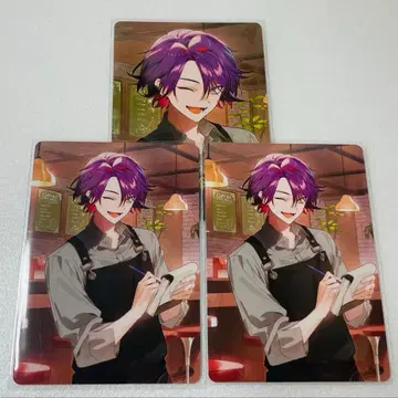 니지산지 VOLTACTION 카레 카드 특전 와타라이 히바리 콜라보