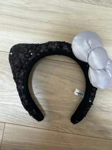 고양이 귀 스팽글 머리띠