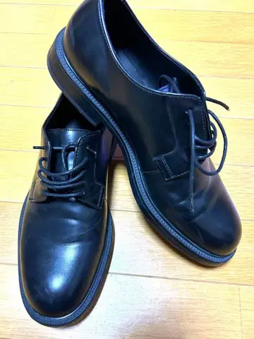 ZARA 블랙 가죽 신발