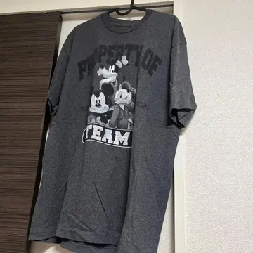 디즈니 T셔츠 그레이 구제 의류