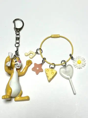 토끼 레트로 키링 찰랑찰랑 키링 2개 세트 판매 (177)