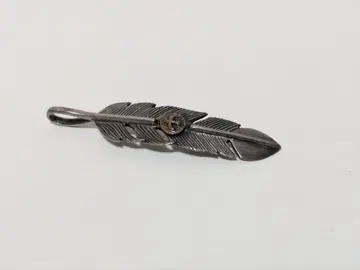 실버 925 페더 목걸이 탑 스털링 실버