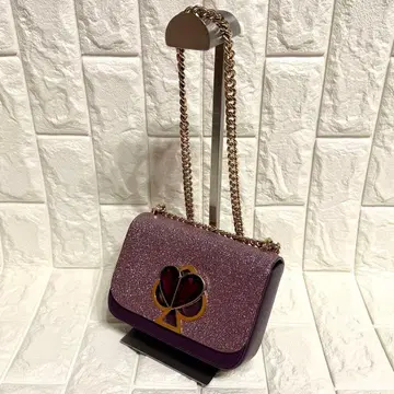 레어템 케이트 스페이드 니콜라 트위스트 락 체인 숄더백 라메